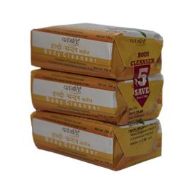 patanjali haldi chandan kanti body cleanser 3 pack each 75gm in  by Patanjali Ayurved Limited