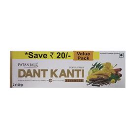 patanjali dant kanti adv 2 pack 100gm each in  by Patanjali Ayurved Ltd